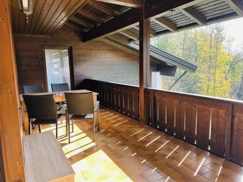 Posezení v ubytování Ferienwohnungen Bachblick