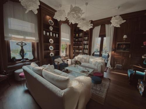 Posezení v ubytování Villa Pomona
