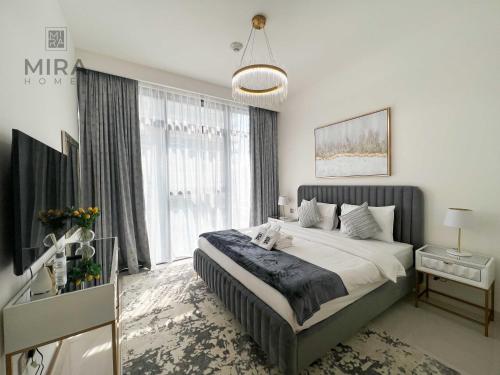 Postel nebo postele na pokoji v ubytování Mira Holiday Homes - Newly 1 bedroom apartment with beach access