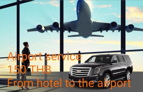 an airport service from hotel to the airport with an airplane at The Star Hotel in Udon Thani