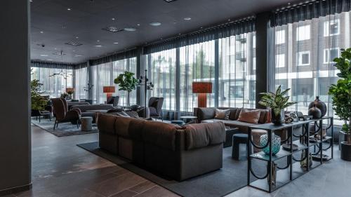 Posezení v ubytování Clarion Hotel Umeå