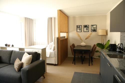 Posezení v ubytování Lamira - Serviced Apartments