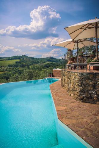 Bazén v ubytování Capannelle Wine Resort nebo v jeho okolí