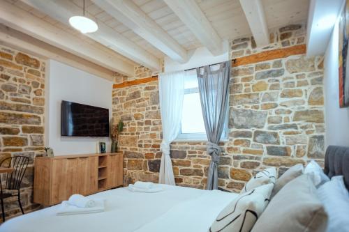 TV a/nebo společenská místnost v ubytování GG art apartments II