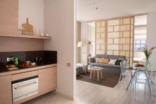 Η κουζίνα ή μικρή κουζίνα στο Eric Vökel Boutique Apartments - Amsterdam Suites