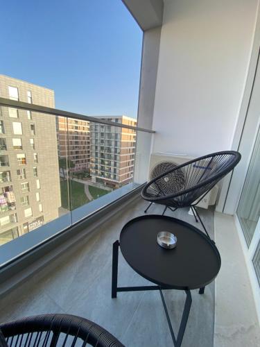 Balkoni atau teres di Tirana Primo Apartment