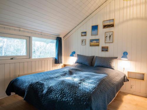 Postel nebo postele na pokoji v ubytování Holiday home Fanø LXVI