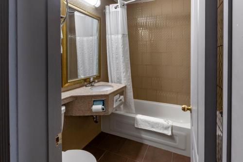 Koupelna v ubytování Quality Inn Toronto Airport