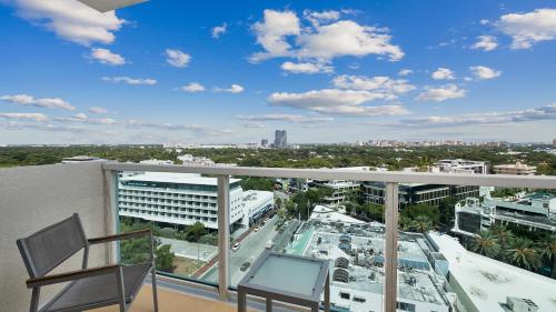 a balcony with a view of a city at Hotel Arya BW Premier Collection in Miami