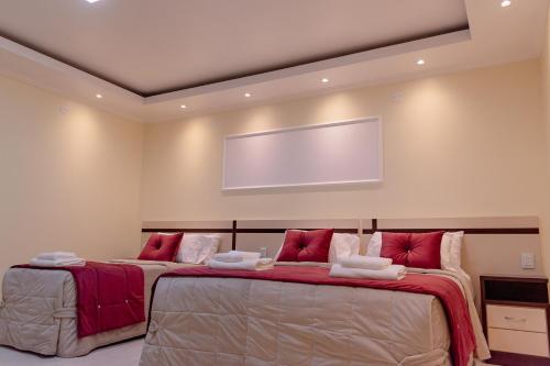 Postel nebo postele na pokoji v ubytování HAUER HOTEL
