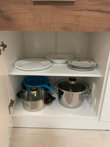 Apartman Gabiにあるキッチンまたは簡易キッチン