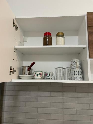 Apartman Gabiにあるキッチンまたは簡易キッチン