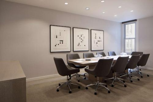a conference room with a table and chairs at The Clift Royal Sonesta San Francisco in San Francisco