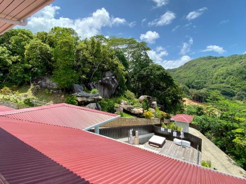 a view of the mountains from the roof of a house at Sorento Sur Mer in Victoria