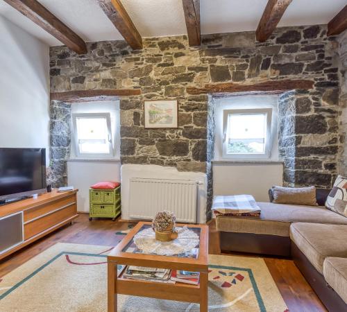 Μια τηλεόραση ή/και κέντρο ψυχαγωγίας στο Tourist Farm Pri Živcovih