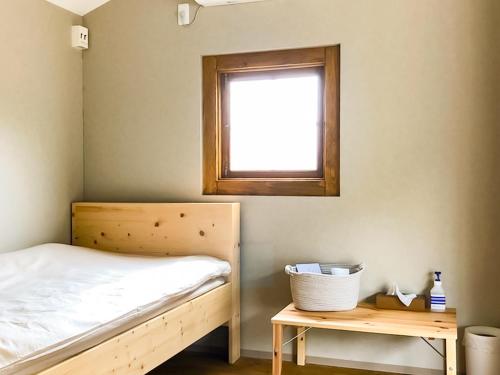Postel nebo postele na pokoji v ubytování the room