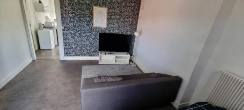 TV in/ali zabaviščno središče v nastanitvi Guibert 19 F2 bis 2 chbres 6 personnes max wifi sweet home