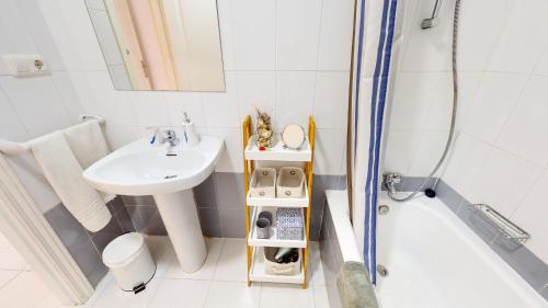 Bilik mandi di Apartamento Jazmín