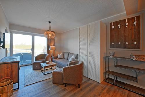 Posezení v ubytování Elbstrand Resort Krautsand
