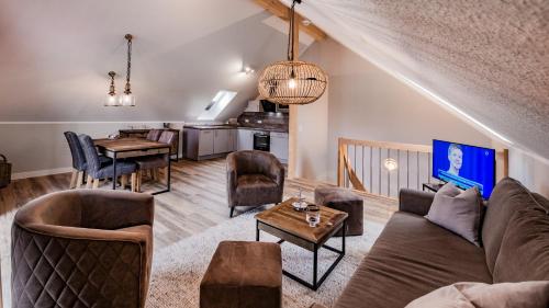 Posezení v ubytování Elbstrand Resort Krautsand
