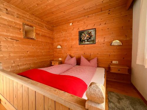 Postel nebo postele na pokoji v ubytování Haus Barbara