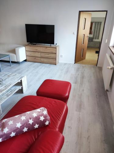 Μια τηλεόραση ή/και κέντρο ψυχαγωγίας στο Apartmány HAVLÍČKOVA 423