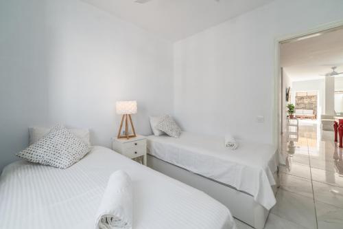 Postel nebo postele na pokoji v ubytování Chayofa apartamento de 2 Habitaciones