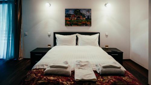 Postel nebo postele na pokoji v ubytování Chalet Belmont