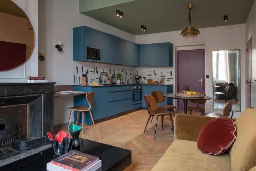 Χώρος καθιστικού στο MiHotel Blandan