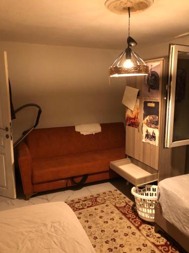 Postel nebo postele na pokoji v ubytování Beşiktaş Meydan’da Uygun Daire