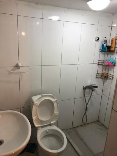 Koupelna v ubytování Beşiktaş Meydan’da Uygun Daire