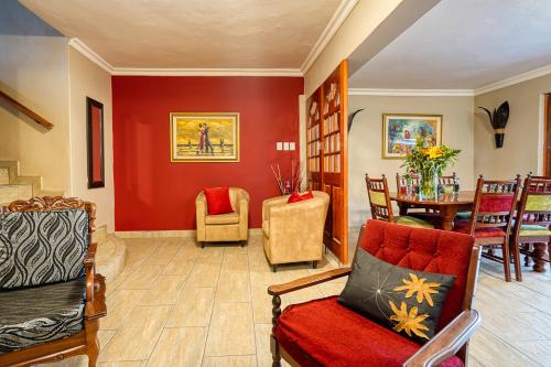 Zona de estar de Villa Le View Guesthouse