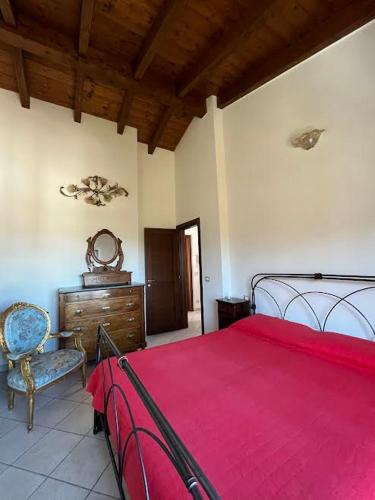 A bed or beds in a room at Borgo del Nibbio