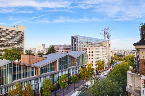 a view of a city with tall buildings at ibis Paris Avenue d'Italie 13ème in Paris