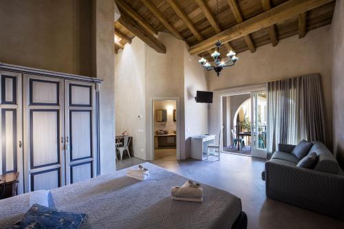 Posteľ alebo postele v izbe v ubytovaní Agriturismo Pratello