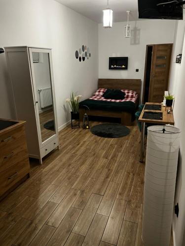 Η κουζίνα ή μικρή κουζίνα στο Hostel Suchedniów