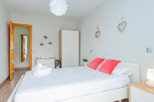 Postel nebo postele na pokoji v ubytování MyFlats Azul