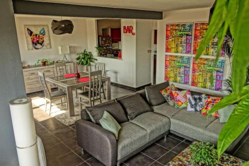 le Patchwork-Loft calme et cozy+parking privé