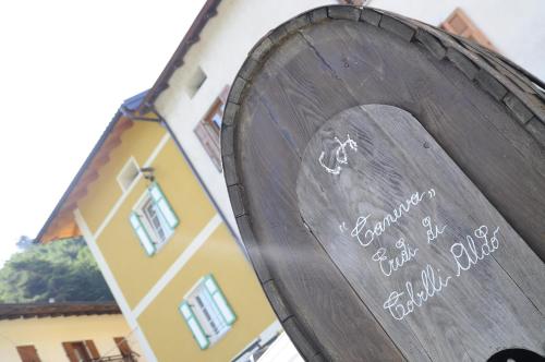 Das Gebäude in dem sich der Bauernhof befindet