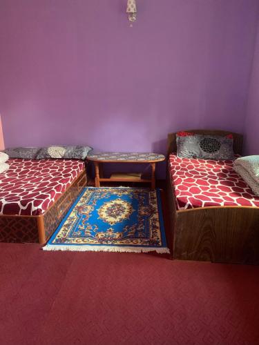 Ein Bett oder Betten in einem Zimmer der Unterkunft Nagarkot Trekkers Inn