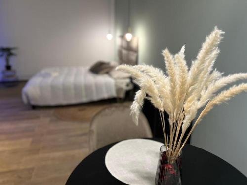 Postel nebo postele na pokoji v ubytování Suite Balestra