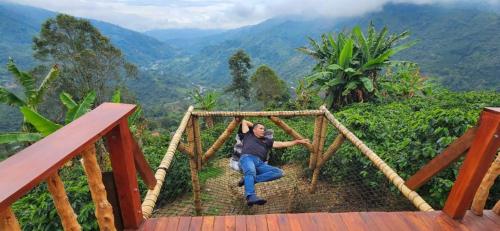 Un paisaje natural cerca del camping