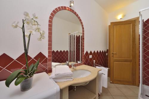 A bathroom at Residence Le Zagare