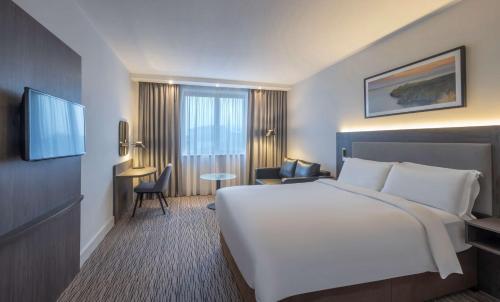 Cama ou camas em um quarto em Radisson Blu Hotel Dublin Airport