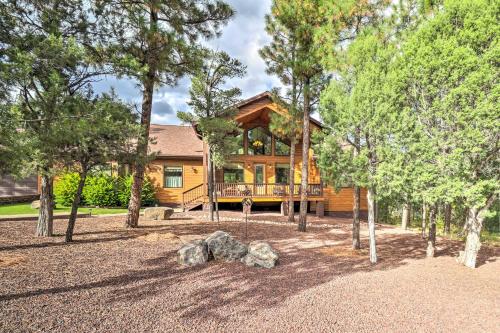 Modern-Rustic Show Low Cabin Fire Pit, Grill – Photos 3