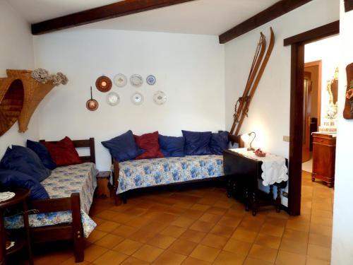 Χώρος καθιστικού στο B&B Gli Eremiti