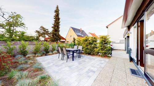 Taman di luar Bungalow für 2 - Parkplatz - Küche - Terrasse