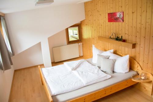 Posteľ alebo postele v izbe v ubytovaní Ferienhaus Mühlstein
