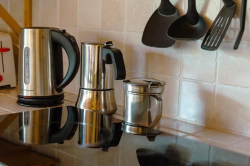 Η κουζίνα ή μικρή κουζίνα στο Els Apartaments del bosc