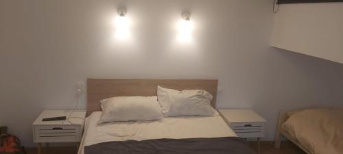 Postel nebo postele na pokoji v ubytování Montana Luxury Apartment with a View